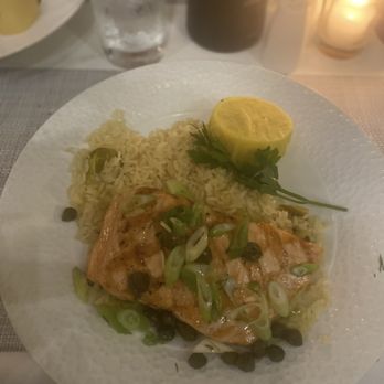 Kyma - Salmon and rice - Seafood Near Me - Roslyn, New York