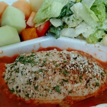 Cafe Meridian & Catering - Stuffed chicken portobella in a pink sauce - New American Near Me - Durham, North Carolina Cafe Meridian & Catering - Stuffed chicken portobella in a pink sauce - New American Near Me - Durham, North Carolina