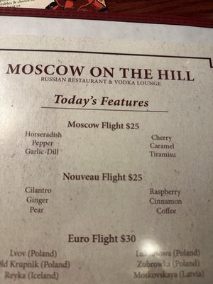 Menu photo 8 Moscow On The Hill Saint Paul, MN