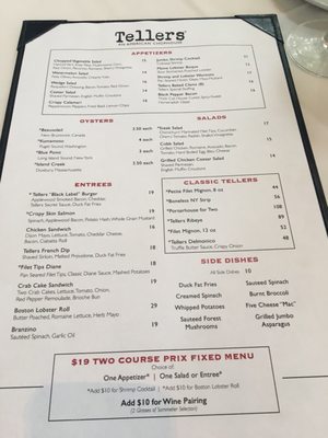 Menu photo 8 Tellers An American Chophouse Islip, NY