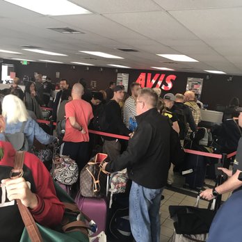 Avis - I arrive at Avis on a Wednesday afternoon at 2pm to this..... a two hour wait to get a car.  Never using them again called an Uber - Car Rental Near Me - Los Angeles, California