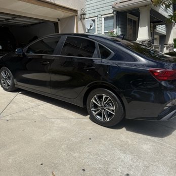 Precise Auto Tint  - Kia sedan - Auto Glass Services Near Me - San Rafael, California