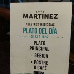 Café Martinez - Almuerzos varios ..