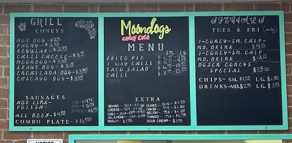 Menu photo 2 Moondog's Coney Cafe Bixby, OK Menu photo 2 Moondog's Coney Cafe Bixby, OK