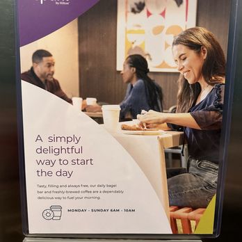 Spark by Hilton Midland South - Complimentary bagels & coffee. (6/3/2024) - Hotels Near Me - Midland, Texas