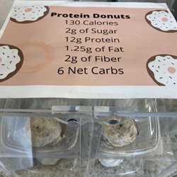 Lit Nutrition - These are 2 kinds of donuts are Churro and Chocolate. The frosting is sugar-free.