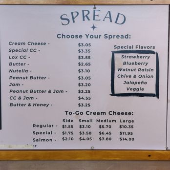 Bonjour Bagel Cafe - Menu - Bagels Near Me - Los Alamitos, California