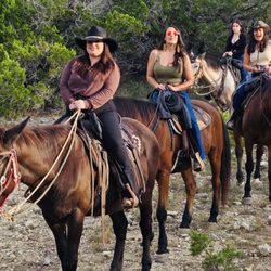 Bandera Historical Rides - Our beautiful  horses on the trail