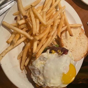 Fat Choy - Burger with fried egg and fries - New American Near Me - Las Vegas, Nevada Fat Choy - Burger with fried egg and fries - New American Near Me - Las Vegas, Nevada