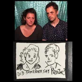 Quick Draw Photo Booth - we're acting bummed, but this was actually really fun! - Photo Booth Rentals Near Me
