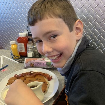 Delaney's Diner - Chocolate chip Pancake - Breakfast & Brunch Near Me - Westerville, Ohio Delaney's Diner - Chocolate chip Pancake - Breakfast & Brunch Near Me - Westerville, Ohio