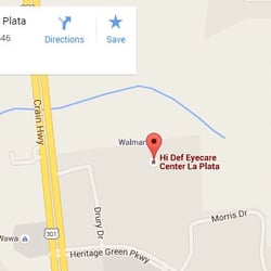 Hi Def Eyecare Center La Plata - Map for Hi Def La Plata