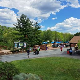 Zoo lunch area. Zoo lunch area.