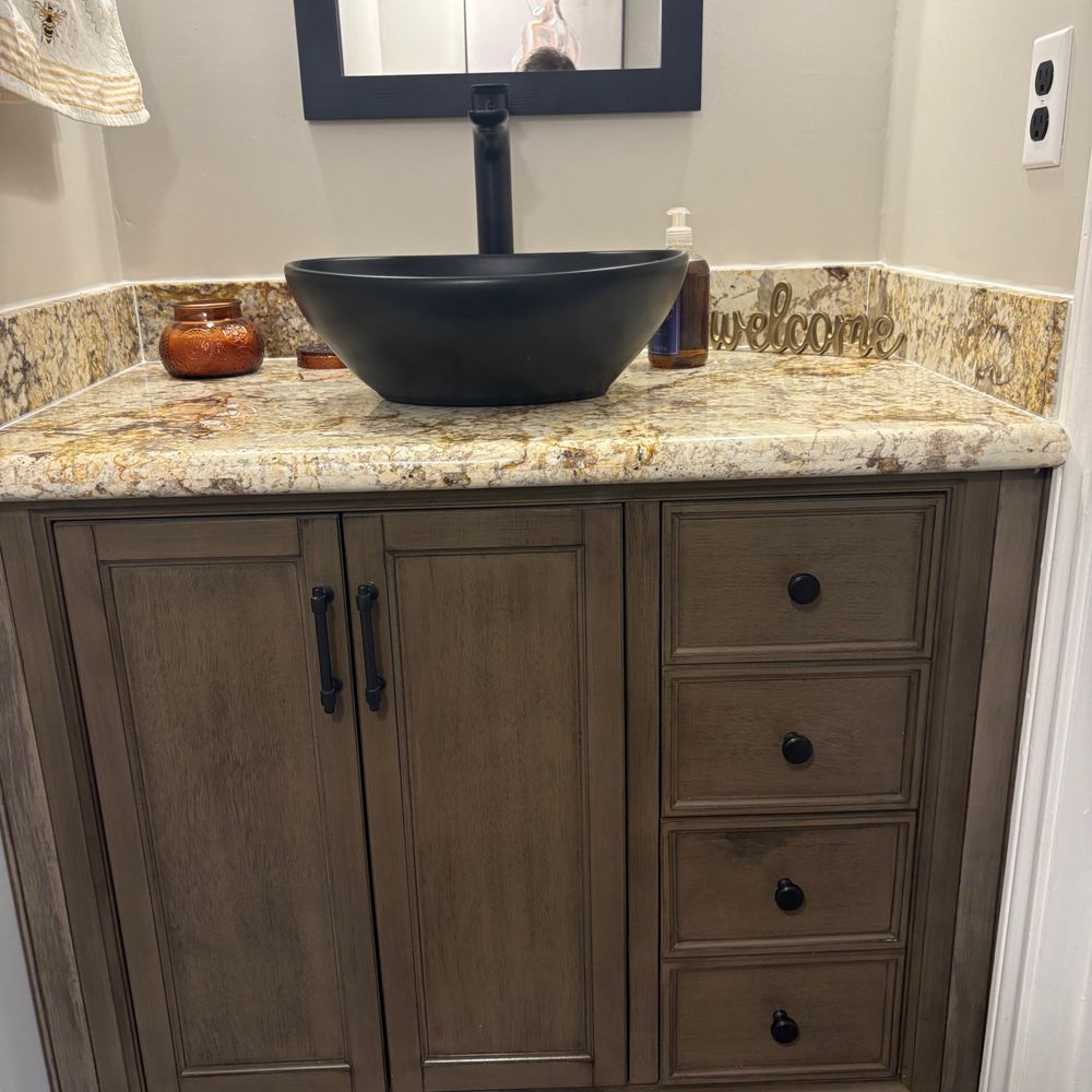 Mink Remodeling - We had them gut the entirety of the what is a half bath long neglected over the years as we updated our home. - Flooring Near Me - Houston, Texas Mink Remodeling - We had them gut the entirety of the what is a half bath long neglected over the years as we updated our home. - Flooring Near Me - Houston, Texas