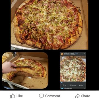 Rocket Pizza & Subs - Don't be fooled, nasty burnt pizza. Never again! - Pizza Near Me - Muskegon Township, Michigan Rocket Pizza & Subs - Don't be fooled, nasty burnt pizza. Never again! - Pizza Near Me - Muskegon Township, Michigan