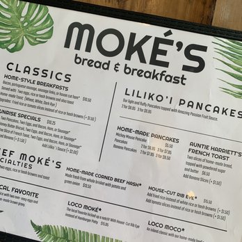 Moke’s Bread And Breakfast - Moké's Bread & Breakfast - Kaimuki! - Breakfast & Brunch Near Me - Honolulu, Hawaii Moke’s Bread And Breakfast - Moké's Bread & Breakfast - Kaimuki! - Breakfast & Brunch Near Me - Honolulu, Hawaii