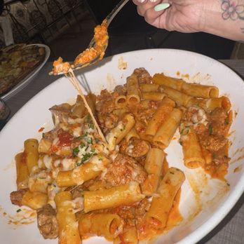 Picazzo's Healthy Italian Kitchen - Look at that cheese pull - Gluten-Free Near Me - Gilbert, Arizona