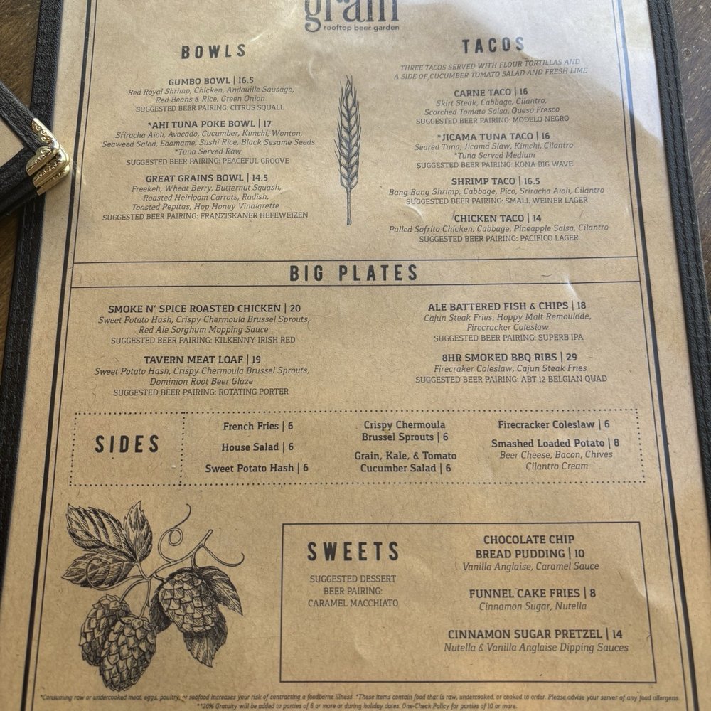 Grain - Beer Gardens Near Me - Norfolk, Virginia