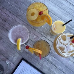 A sample of the drinks we ordered.