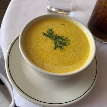 Place Pigalle - Saffron Clam Chowder - French Near Me - Seattle, Washington