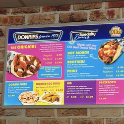 King of Donair - Menu 1
