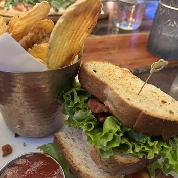 Derailed Pour House - BLT with housemade chips - Music Venues Near Me - Durango, Colorado Derailed Pour House - BLT with housemade chips - Music Venues Near Me - Durango, Colorado