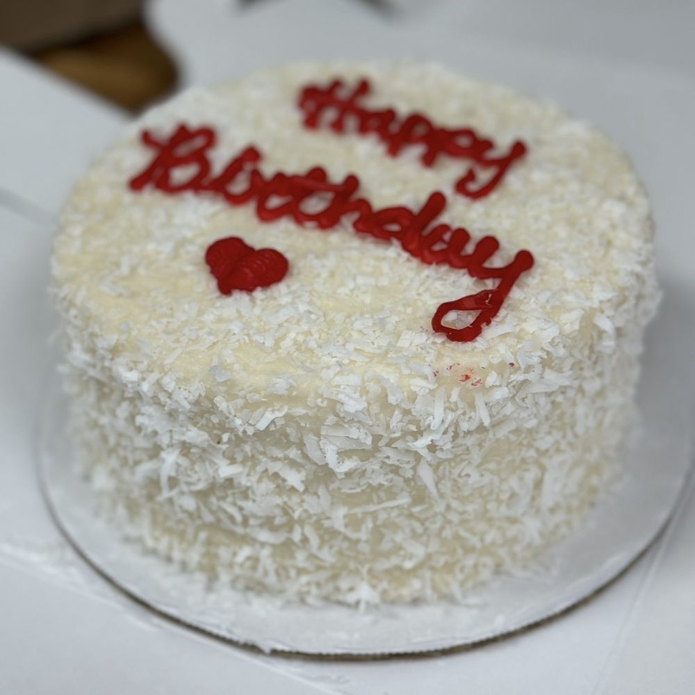 Tropical Coconut Cake for my birthday!