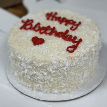 SusieCakes - Tropical Coconut Cake for my birthday! - Desserts Near Me - San Carlos, California SusieCakes - Tropical Coconut Cake for my birthday! - Desserts Near Me - San Carlos, California
