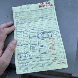 The tow bill that I had to pay for to have my car towed The tow bill that I had to pay for to have my car towed