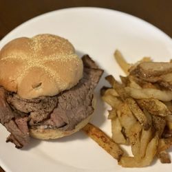 Pioneer Pit Beef - Regular Pit Beef and fries
