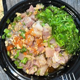 Classic Ahi Shoyu Poke by the Pound W/ Seaweed Salad Classic Ahi Shoyu Poke by the Pound W/ Seaweed Salad
