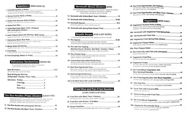 Menu photo 1 Saigonese Hartsdale, NY