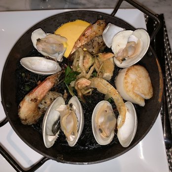 Fig & Olive - Paella noir - French Near Me - Houston, Texas Fig & Olive - Paella noir - French Near Me - Houston, Texas