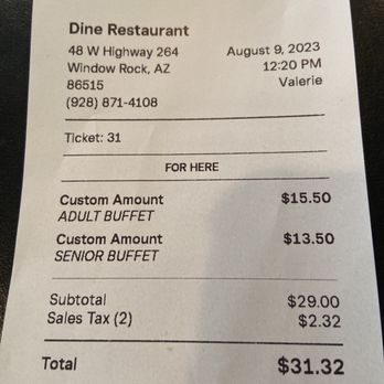 Diné Restaurant - Great buffet! Fry bread was amazing as was blue cornmeal. - Breakfast & Brunch Near Me - Window Rock, Arizona Diné Restaurant - Great buffet! Fry bread was amazing as was blue cornmeal. - Breakfast & Brunch Near Me - Window Rock, Arizona