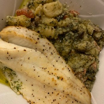 Biagio's Bistro - Pesto Pasta with Sea Bass - Italian Near Me - Cincinnati, Ohio