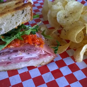 Daredevil Brewing - Volume 5 - Cotto, Saucisson Rouge, Lomo Ham,  Haymaids farmstyle cheese, SDT puree, Sour Cream on Semolina - Breweries Near Me - Indianapolis, Indiana