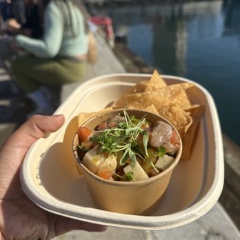 Tuna Harbor Dockside Market - Ceviche and chips, amazing! - Seafood Markets Near Me - San Diego, California