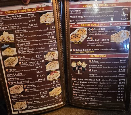 Menu photo 3 Tokyo Sushi Reno, NV Menu photo 3 Tokyo Sushi Reno, NV
