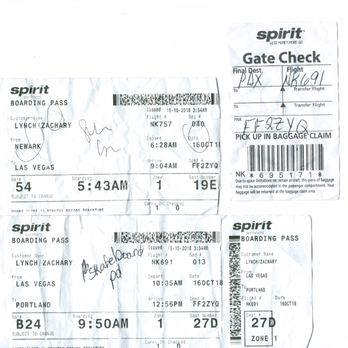 Spirit Airlines - 1st flight took skateboard on board no problem. Transfer flight they decided they needed money. Made me pay $65 bucks - Airlines Near Me - Portland, Oregon Spirit Airlines - 1st flight took skateboard on board no problem. Transfer flight they decided they needed money. Made me pay $65 bucks - Airlines Near Me - Portland, Oregon