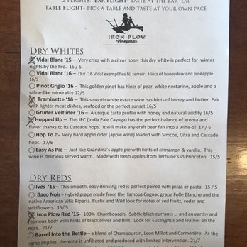 Iron Plow Vineyards - Dry selections - Wineries Near Me - Mansfield, New Jersey Iron Plow Vineyards - Dry selections - Wineries Near Me - Mansfield, New Jersey