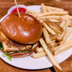 104 Main Public House - Blackened Haddock w/FFs