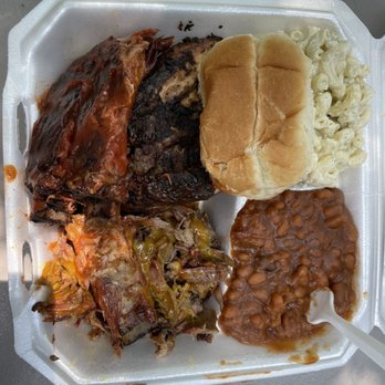 Bob's Barbecue - a meal in a styrofoam container - Barbeque Near Me - Homer, New York Bob's Barbecue - a meal in a styrofoam container - Barbeque Near Me - Homer, New York