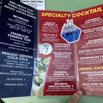 Jerzee’s Cafe - Specialty Cocktail Menu - Sports Bars Near Me - Canton, Ohio