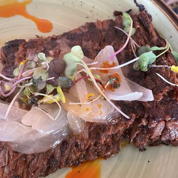 La Mulata - Braised Flank Steak (Vaca Frita a la Campesina) - Cuban Near Me - Miami Beach, Florida