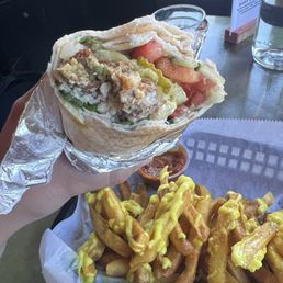 Falafel sandwich Falafel sandwich