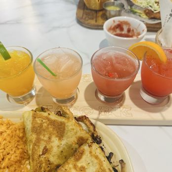 Taco Inc Modern Mexican - Margarita fleet. Mango, watermelon, raspberry and strawberry - Mexican Near Me - Olean, New York