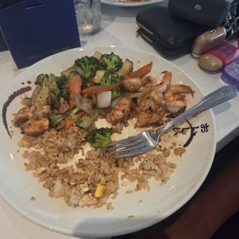 The Orient - Half eaten chicken and shrimp hibachi. - Sushi Bars Near Me - Atlanta, Georgia The Orient - Half eaten chicken and shrimp hibachi. - Sushi Bars Near Me - Atlanta, Georgia