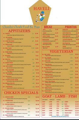 Menu photo 6 Haveli Virasat Philadelphia, PA