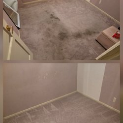 Carpet Savers Carpet Cleaning - Before and After picture, Restoration Carpet Cleaning