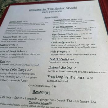 The Gator Shack - Seafood Near Me - Sebring, Florida